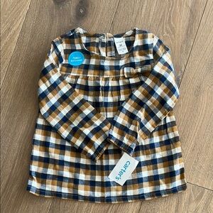 2T brand new plaid shirt.